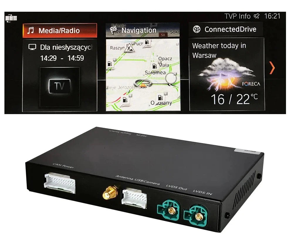 CarPlay Android Auto BMV NBT EVO System overview