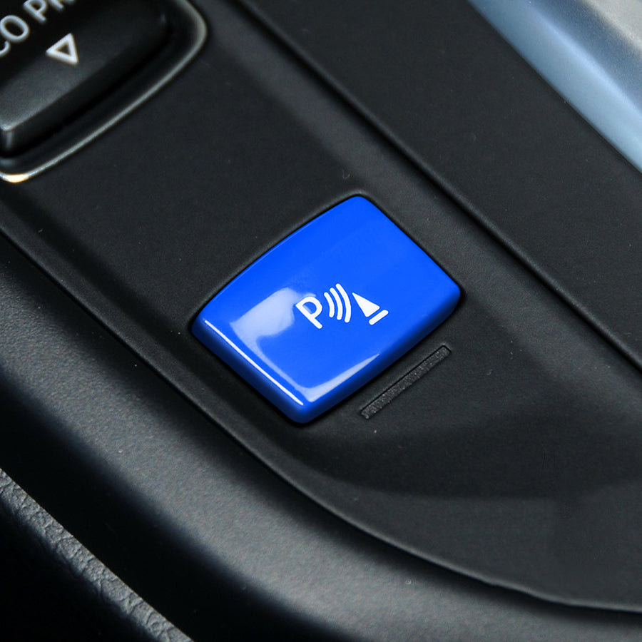 Blue parking button lifestyle