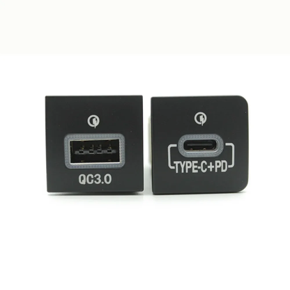 USB charger built in button Volksmotors Golf 6 Jetta 5 Scirocco 3 Eos