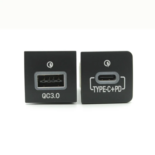 USB charger built in button Volksmotors Golf 6 Jetta 5 Scirocco 3 Eos