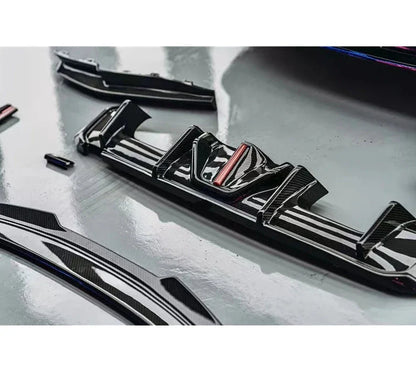 Diffuser carbon closeup