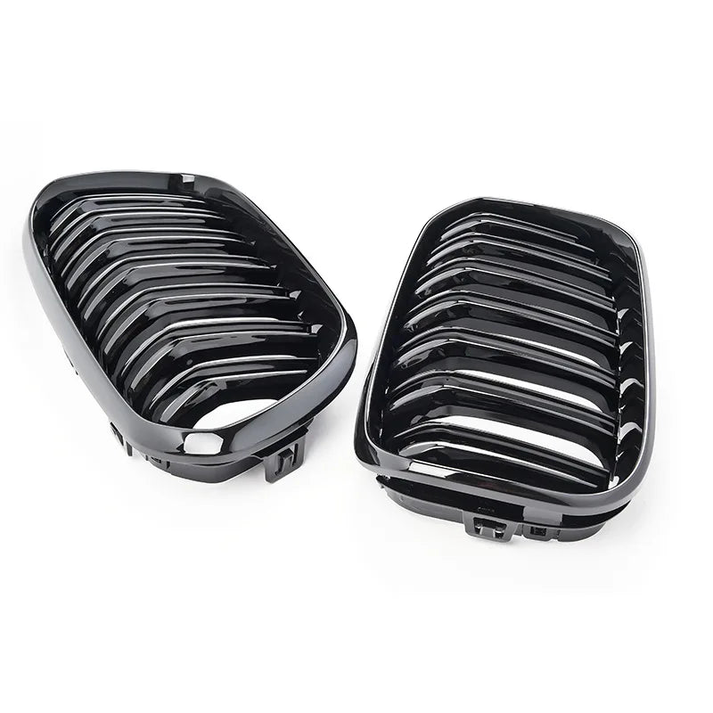 Dual slat kidney grilles pair