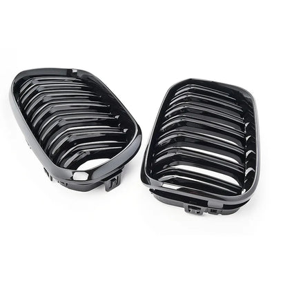Dual slat kidney grilles pair