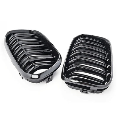Dual slat kidney grilles pair