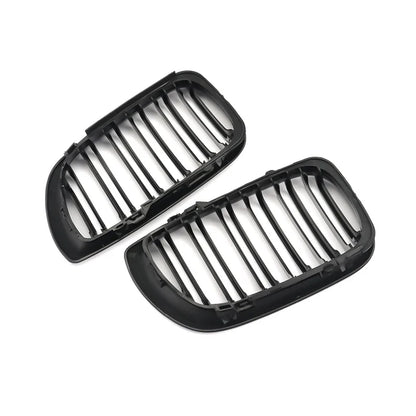 Dual slat kidney grilles rear