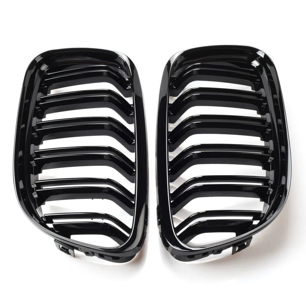 Dual slat kidney grills E90 E91 2009 - 2012 LCI - Bimmer Elite