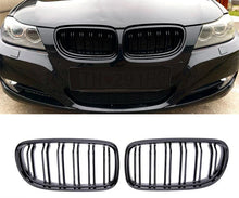Dual slat kidney grilles on car