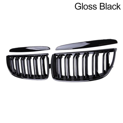 Dual slat kidney grilles gloss black