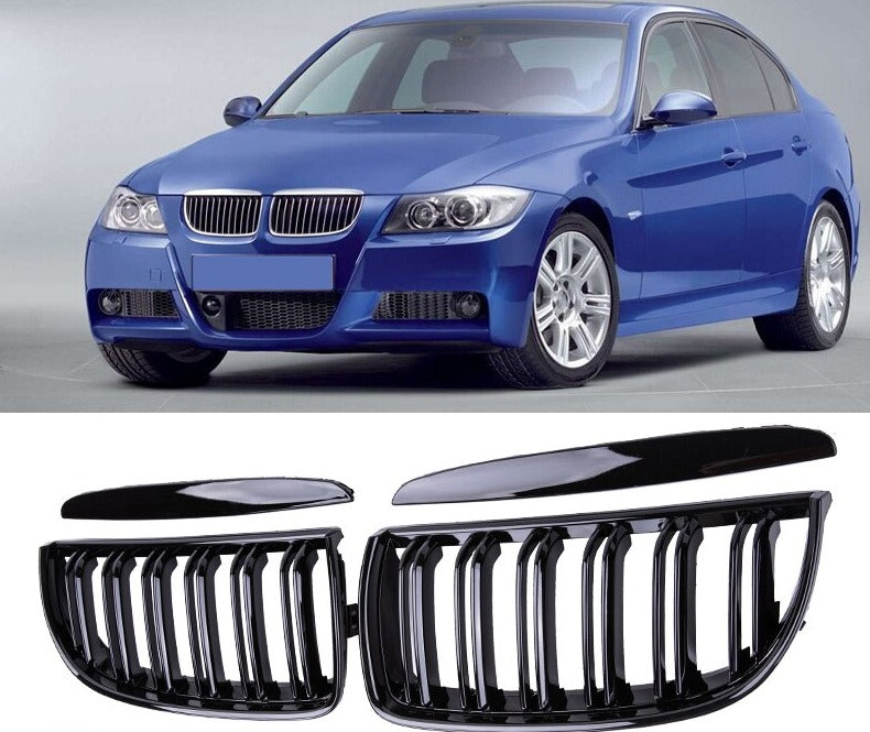 BMV dual slat kidney grills E90 E91 2005 - 2008