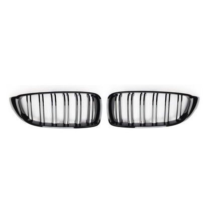Dual slat kidney grilles