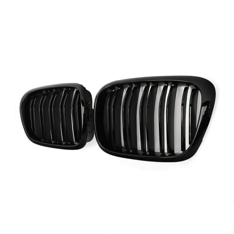 Dual slat kidney grilles side