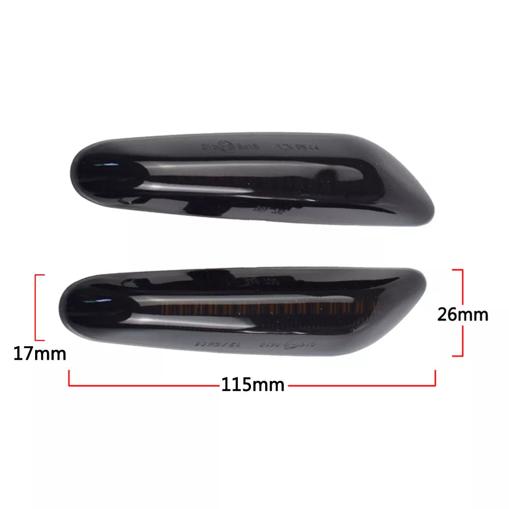 BMV dynamic turn signal light side marker size E series