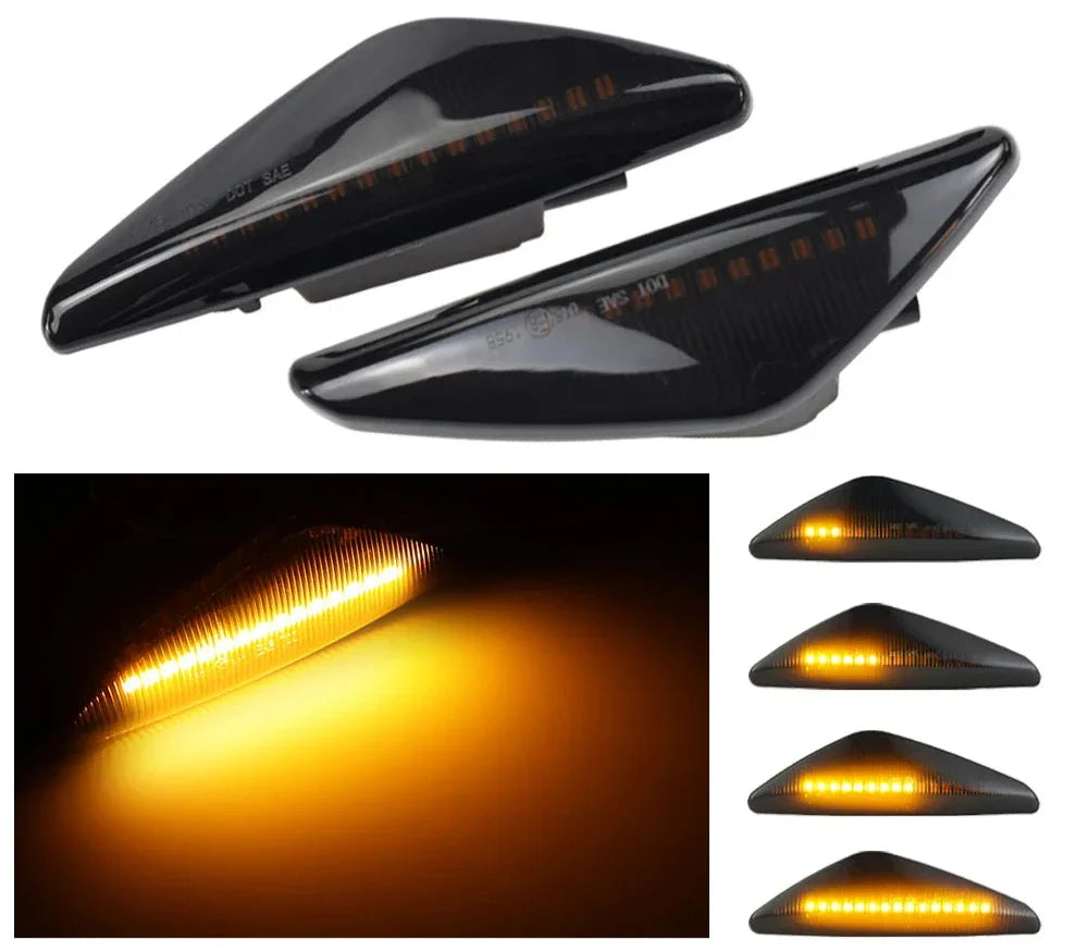 Dynamic turn signal close up