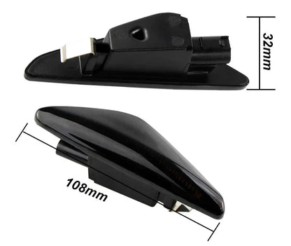 Dynamic turn signal dimensions