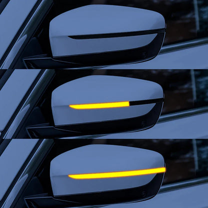 Dynamic turn signal on car