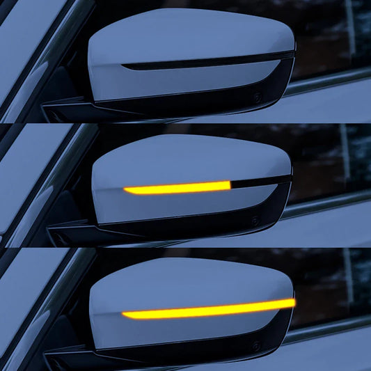 Dynamic turn signal on car