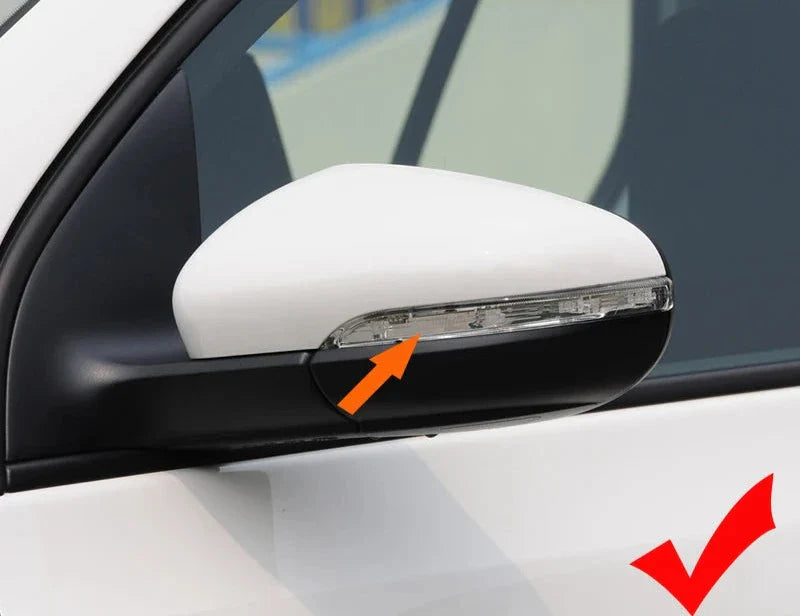 Dynamic turn signal fitting guide