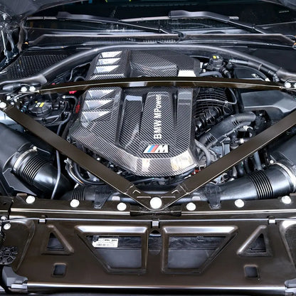 Engine bay cover carbon in car