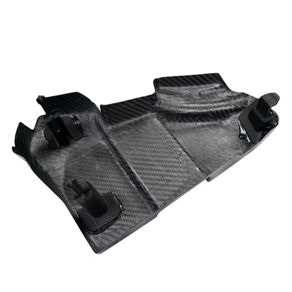 Engine bay side carbon rear