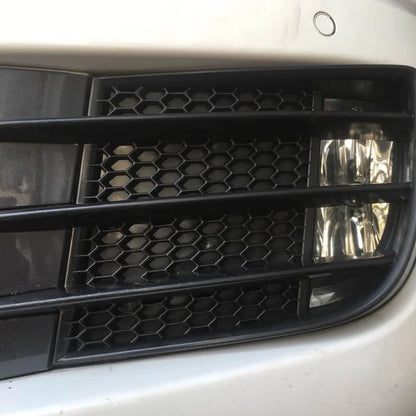 Fog light covers on car close up
