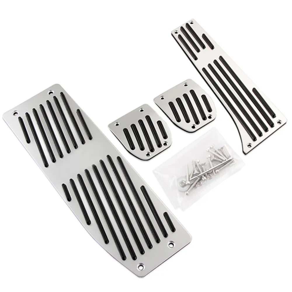 Silver manual pedals
