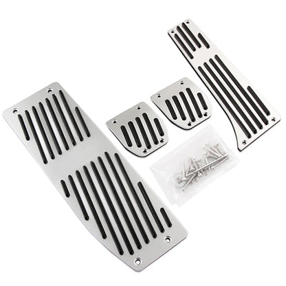 Silver manual pedals
