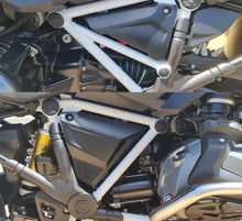 Frame hole caps on bike