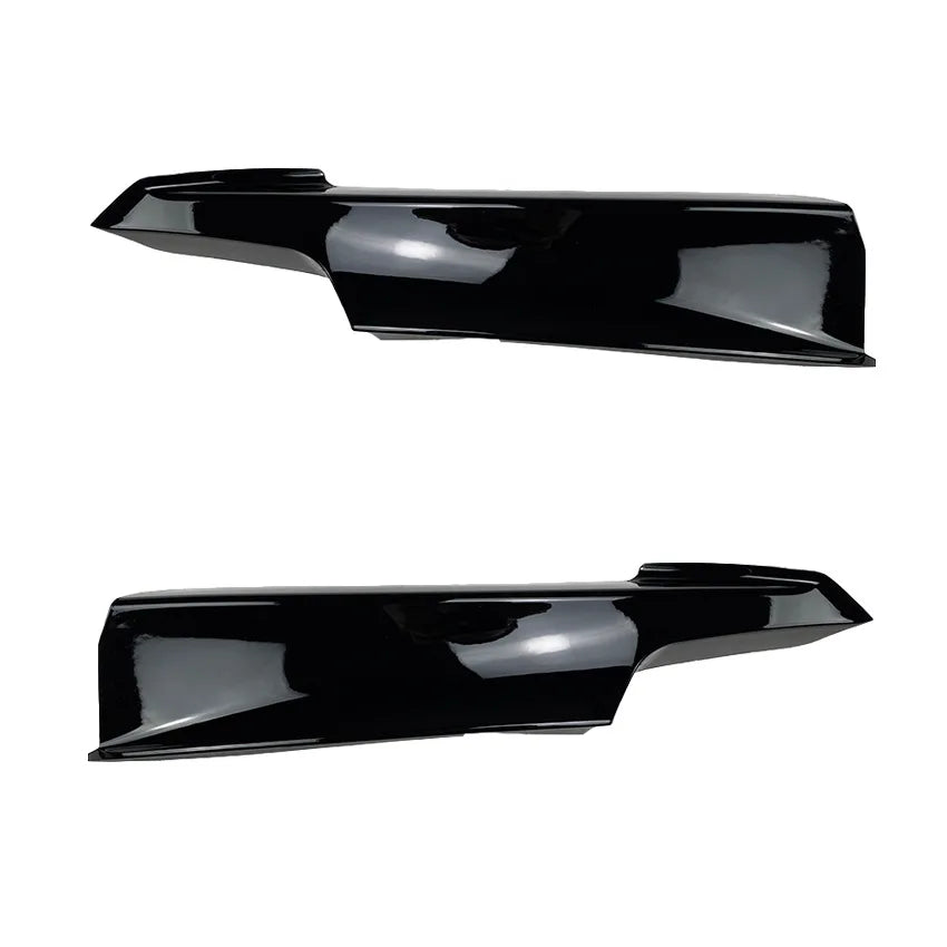 Front bumper splitter black down