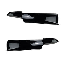 Front bumper splitter black down