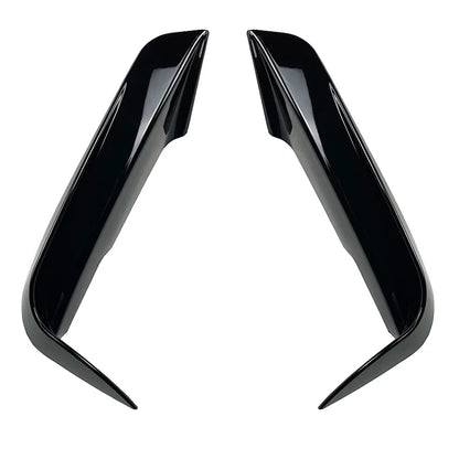 Front bumper splitter black up