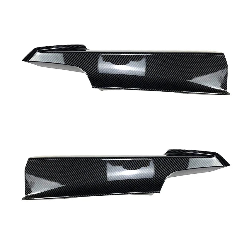 Front bumper splitter carbon down
