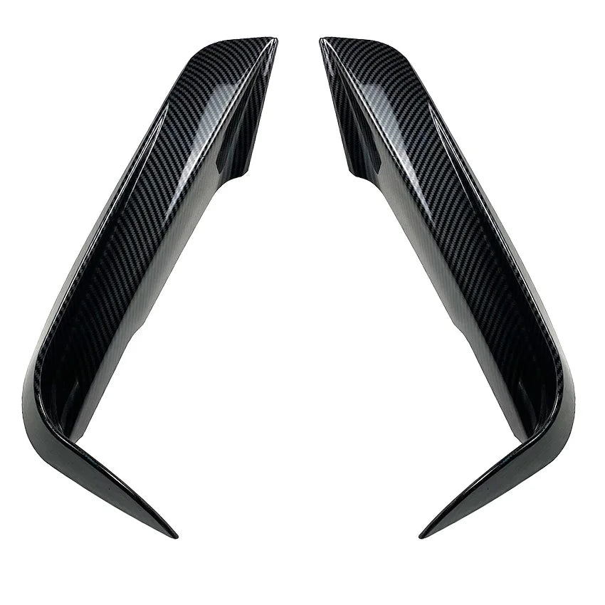 Front bumper splitter carbon up