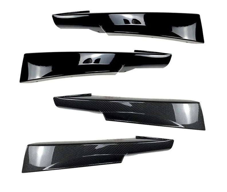 Front splitter black carbon