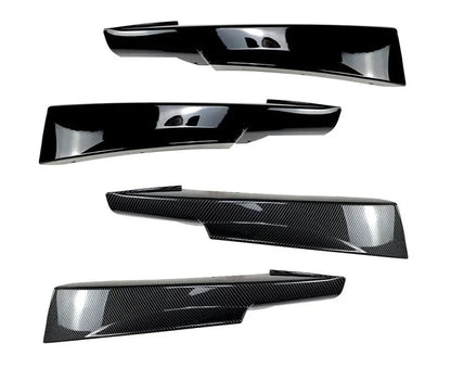 Front splitter black carbon