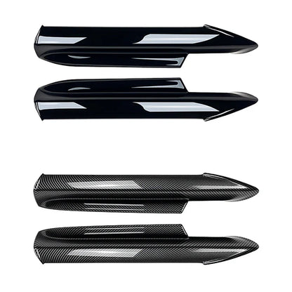 Front splitter black carbon
