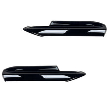 Front bumper splitter black