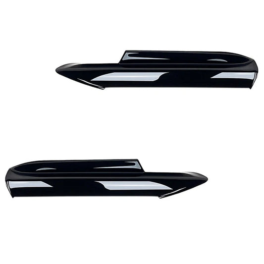 Front bumper splitter black