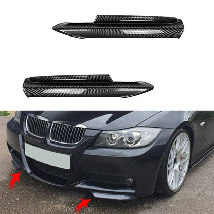 Front bumper splitter carbon on car