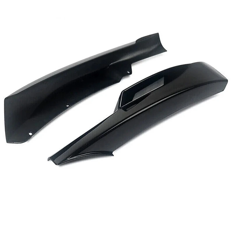 Front bumper splitter black