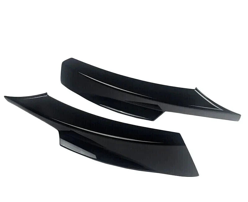 Front bumper splitter black