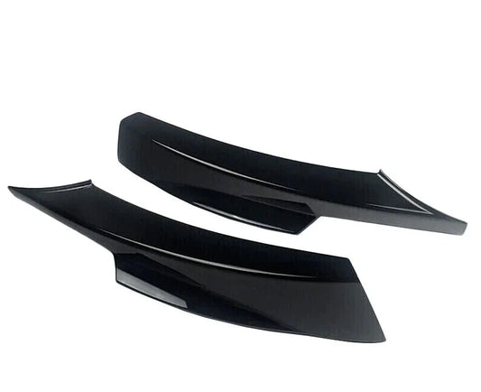 Front bumper splitter black
