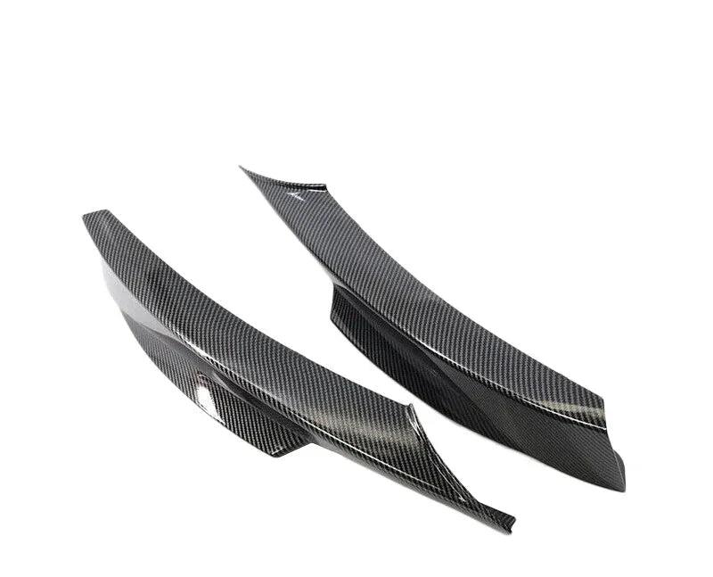 Front bumper splitter carbon look