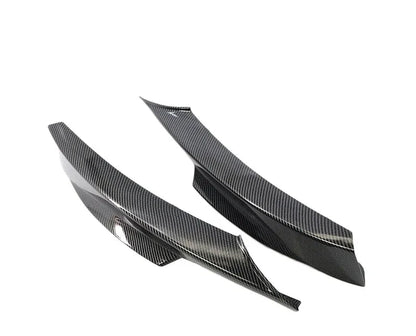 Front bumper splitter carbon look