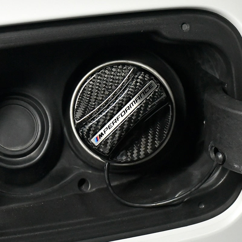 Carbon fiber fuel tank cover - Bimmer Elite