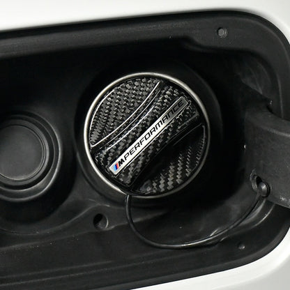 Carbon fiber fuel tank cover - Bimmer Elite