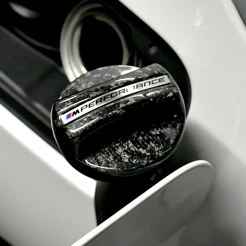 Carbon fiber fuel tank cover - Bimmer Elite
