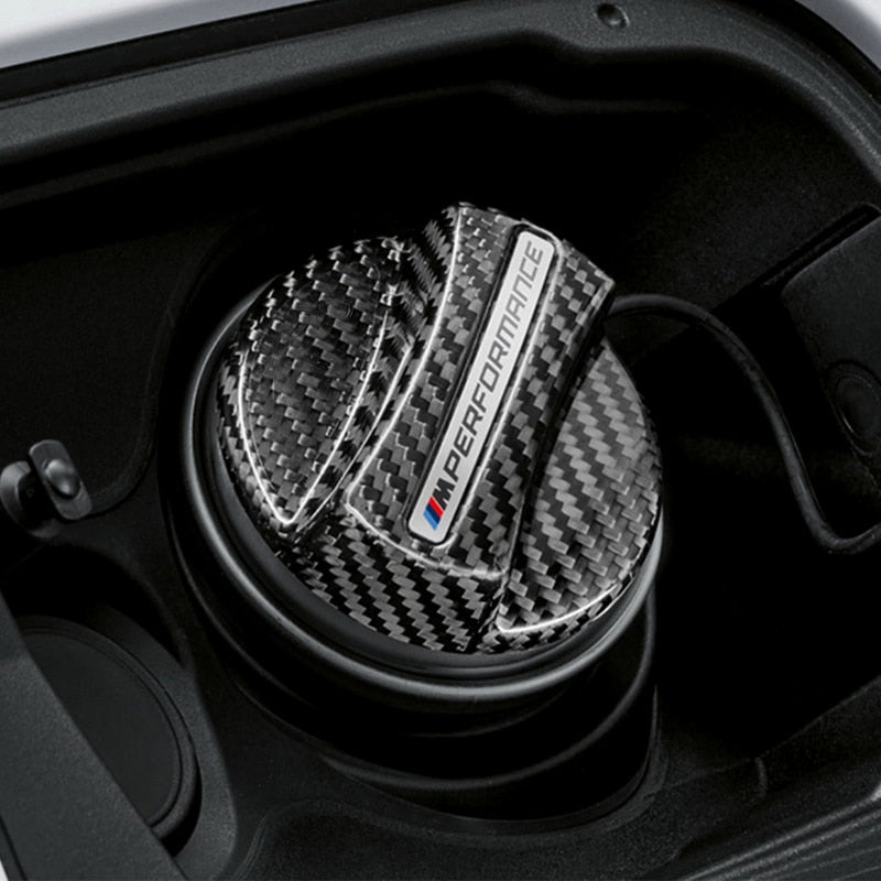 Carbon fiber fuel tank cover - Bimmer Elite