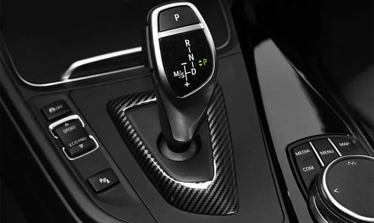 Gear selector cover carbon in car