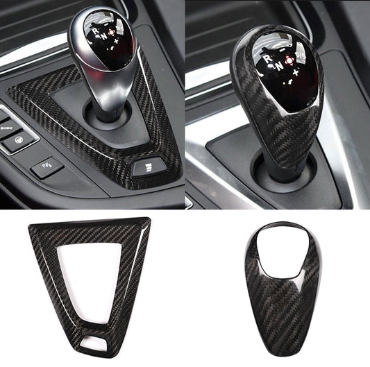 BMV carbon fiber gear selector cover F series