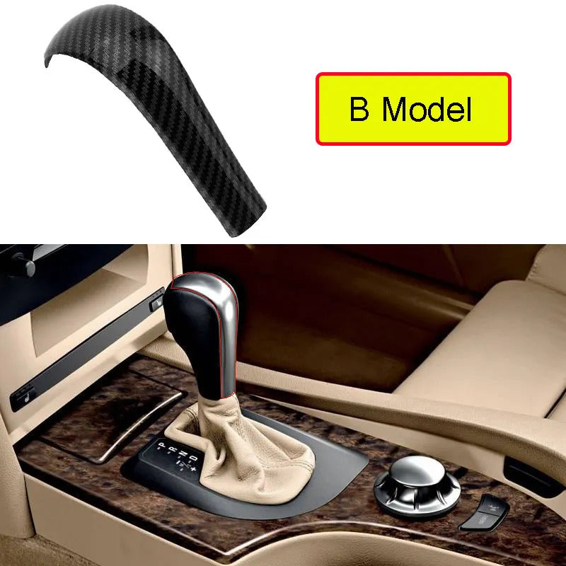 Carbon fiber look gear selector cover - Bimmer Elite